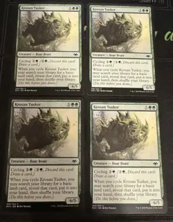 Krosan Tusker X4 Modern Horizons Magic the Gathering MTG - Image 1