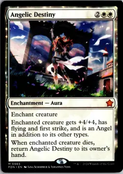 Angelic Destiny 565 Mythic Foundations Magic: The Gathering Near Mint - Image 1