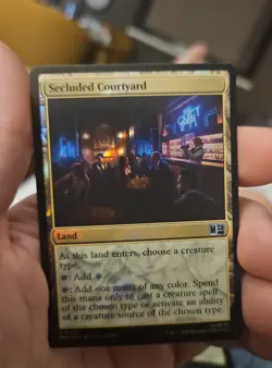 Secluded Courtyard (Surge Foil) Commander: Marvel Super Heroes Foil 0265 - Image 1