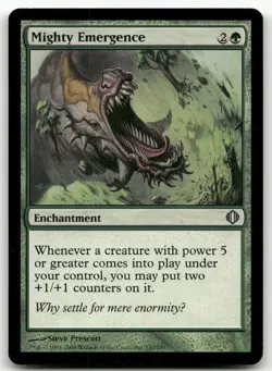 Mighty Emergence #137 (NM) Shards of Alara ALA Magic MTG - Image 1