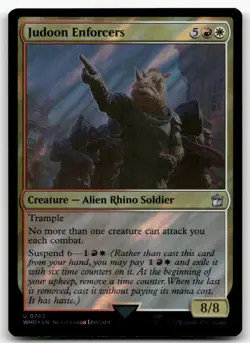 Judoon Enforcers (Surge Foil) #743 (NM) Doctor Who WHO Magic MTG - Image 1