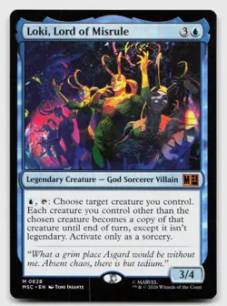 Loki, Lord of Misrule 628 Commander: Marvel Super Heroes Magic: The Gathering NM - Image 1