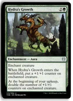 Hydra's Growth Lightly Played 172 Theros Beyond Death Magic: The Gathering - Image 1