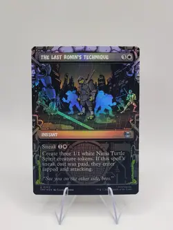 The Last Ronin's Technique (Showcase) Teenage Mutant Ninja Turtles Foil - Image 1