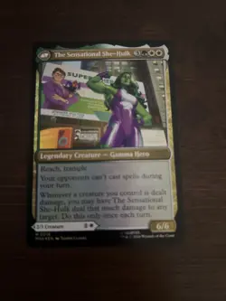 MTG Jennifer Walters // The Sensational She-Hulk - Foil, NM-Mint, English Marvel - Image 2