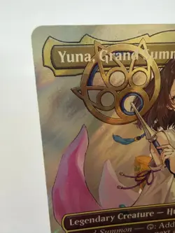 Yuna, Grand Summoner (Surge Foil, Borderless, FIC 216) - MTG Final Fantasy - Image 2