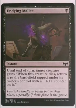 Undying Malice 134 Common Innistrad: Crimson Vow Magic: The Gathering Near Mint - Image 1
