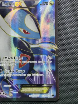 Pokemon Latios EX 113/116 Plasma Freeze Ultra Rare Full Art Holo Eng 2013 MP - Image 5