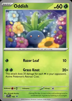 Oddish 102 Black Star Promo 2023 Path to the Peak SVP Marketing Kit Pokemon - Image 1