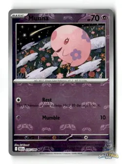 Munna (Master Ball Pattern) 035/086 Black Bolt Common NM - Image 1