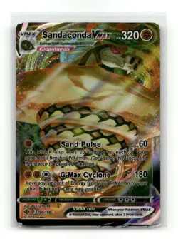 Sandaconda VMAX 090/198 Chilling Reign Holo VMAX Rare DMG - Image 1