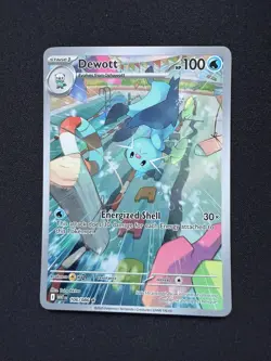 Pokemon Dewott Illustration Rare Holo 106/086 100 HP Sv: White Flare EN - Image 1