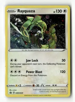 Rayquaza SWSH029 Sword & Shield Promo Holo Promo NM - Image 1