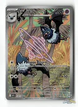 Swoobat 120/086 White Flare Illustration Rare NM - Image 1