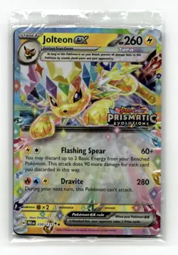 Jolteon ex (Prismatic Evolutions Stamp) 030/131 Pokemon Holo NM - Image 1