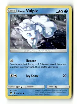 Alolan Vulpix 21a/145 Alternate Art Promos Promo LP - Image 1