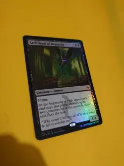 FOIL Archfiend of Depravity. NM Fate reforged rare demon MTG Card. - Image 4
