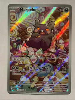 Morpeko SV04: Paradox Rift 206/182 Holo Pokemon Full Art - Image 1
