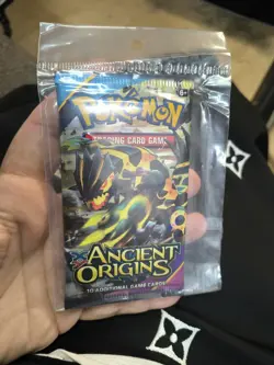Pokemon XY Ancient Origins Booster Pack Mega Groudon Rare Great Condition US - Image 2