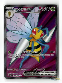 Beedrill ex 098/086 Chaos Rising Ultra Rare NM - Image 1