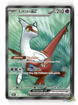 Latias ex 220/191 Surging Sparks Ultra Rare NM - Image 1