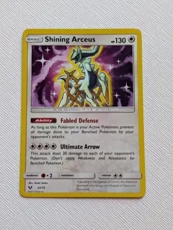 Pokemon TCG Shining Arceus 57/73 Shining Legends Holo - LP/NM - Image 1