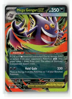 Mega Gengar ex 073 ME: Mega Evolution Promo Holo Promo NM - Image 1