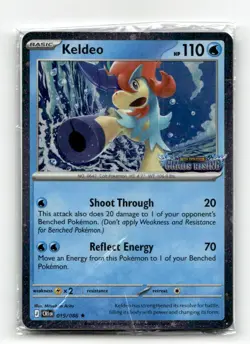 Keldeo (Chaos Rising Stamped) 019/086 [Sealed] Holo NM - Image 1