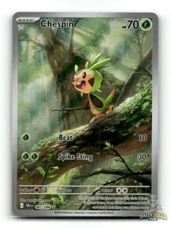 Chespin 087/086 Chaos Rising Illustration Rare NM - Image 1