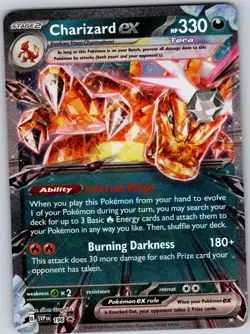 Charizard ex -196 196 Holo Promo Scarlet & Violet Promo Pokemon Near Mint - Image 1
