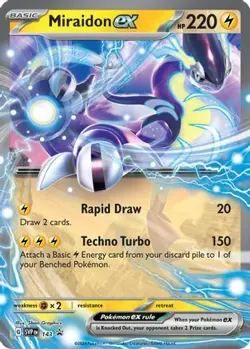 Miraidon ex 143 Scarlet & Violet Promo Promo NM - Image 3
