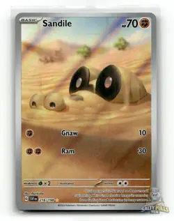 Sandile 216/198 Scarlet & Violet Illustration Rare NM - Image 1