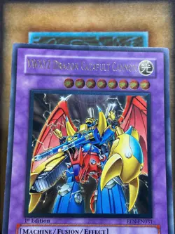 Yugioh VWXYZ-Dragon Catapult Cannon EEN-EN031 Ultimate Rare 1st Ed NM - Image 3