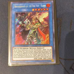 Yu-Gi-Oh! TCG Fire Fist - Eland FIGA-EN014 Secret Rare EN 1st Ed - Image 1