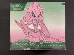 Pokemon Cards Sealed ETB Pokemon Center Exclusive Paradox Rift S&V - Image 1