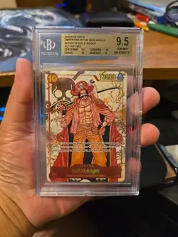 2024 One Piece Emperors in New World OP09118 Gol D. Roger Gold English BGS 9.5 - Image 1