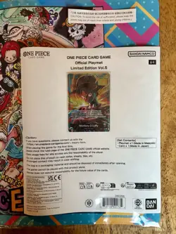 ONE PIECE CARD GAME Official Playmat Limited Edition Vol.5 W/Luffy Promo - Seal! - Image 2