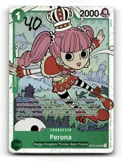 Perona OP12-034 Legacy of the Master Super Rare NM - Image 2