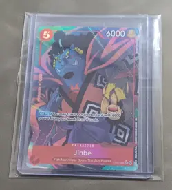 Jinbe OP07-045 500 One Piece Years In The Future OPTCG Alt Art Parallel NM - Image 1