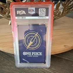 One Piece CCG Sabo OP13-120 Carrying on His Will Parallel Foil EN PSA 10 - Image 2