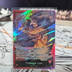 Bandai One Piece CCG Trafalgar Law Leader ST10-001 Alt Art Foil EN - Image 1