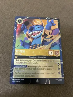 Disney Lorcana Stitch Rock Star & Donald Duck Epcot Promo foil cards WDW - Image 2