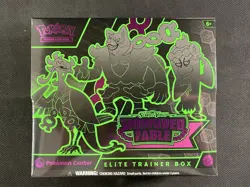 Pokemon Cards Sealed ETB Pokemon Center Exclusive Shrouded Fable S&V - Image 1