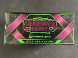 Pokemon Cards Sealed ETB Pokemon Center Exclusive Shrouded Fable S&V - Image 2