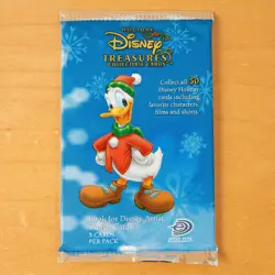 2004 HOLIDAY Disney Treasures Collectible Cards - Booster Pack NEW SEALED - Image 1
