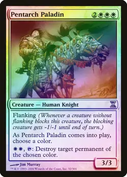 Pentarch Paladin FOIL Time Spiral NM White Rare MAGIC GATHERING CARD ABUGames - Image 1