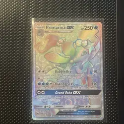 Pokemon TCG Primarina GX Holo Secret Rare Card 149/145 Guardians Rising - Image 1
