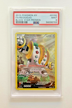 Pokemon Card Regigigas Promo XY82 XY Black Star Promos ENG Mint PSA 9 - Image 1
