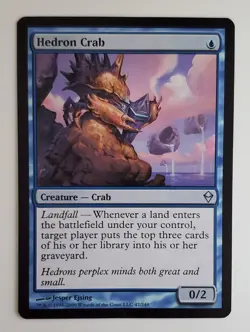 Moderately Played - MTG Hedron Crab - Zendikar - Image 1