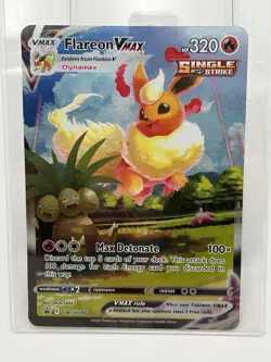 Pokemon Flareon VMAX Jumbo Promo SWSH180 Oversized Card Near Mint - Image 1